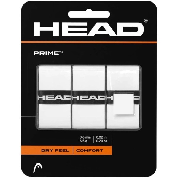 Set di 3 overgrip bianchi Head Prime. | IPONTENNIS