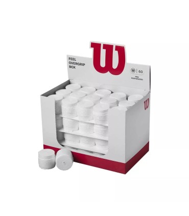 60 White Perforated Wilson Pro Overgrips | IPONTENNIS