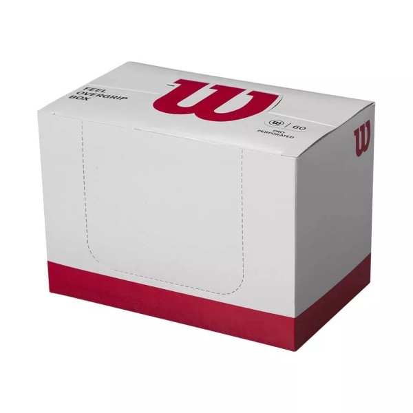 60 White Perforated Wilson Pro Overgrips | IPONTENNIS
