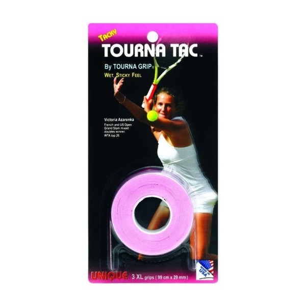 Pack de 3 overgrips cor-de-rosa Tourna Tac | IPONTENNIS