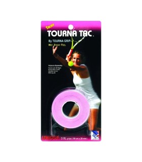 Pack de 3 overgrips cor-de-rosa Tourna Tac | IPONTENNIS