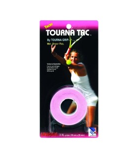 Pack de 3 sobregrips rosas Tourna Tac 1