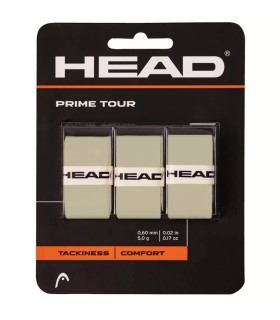 Pack de 3 overgrips grises Head Prime Tour 1