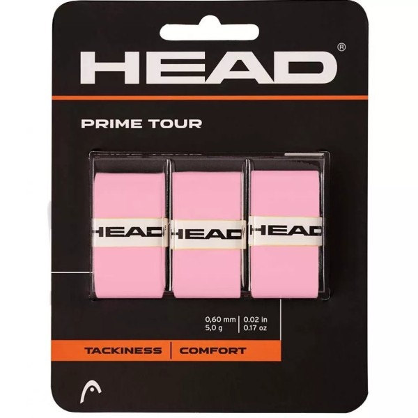 Tres sobregrips Head Prime Tour Rosa 1