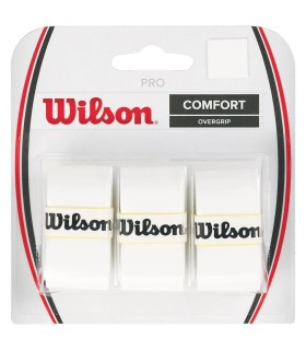 Wilson Pro Overgrip Blanco x 3 overgrips 1