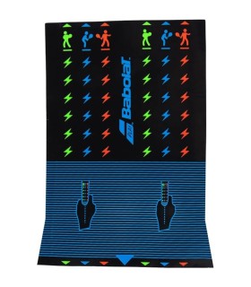 Pack de 2 overgrips Babolat Improvergrip Negro / Azul 1