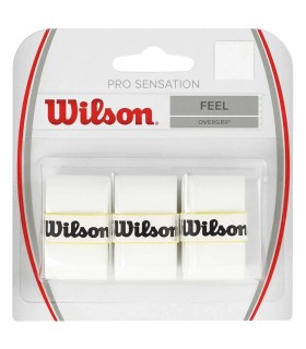 Wilson Pro Sensation Overgrip Blanco x 3 Overgrips 1