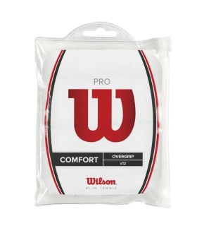 Wilson Pro Overgrip Blanco x 12 unidades 1