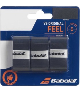 Pack de 3 sobregrips negros Babolat VS Original 1