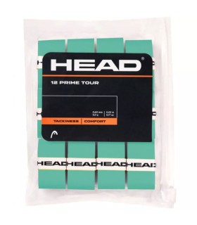 Juego de 12 sobregrips verdes Head Prime Tour 1