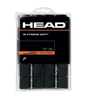 12 sobregrips Head Xtreme Soft negros 1