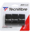 Pack de 3 sobregrips negros Tecnifibre Contact Pro 1