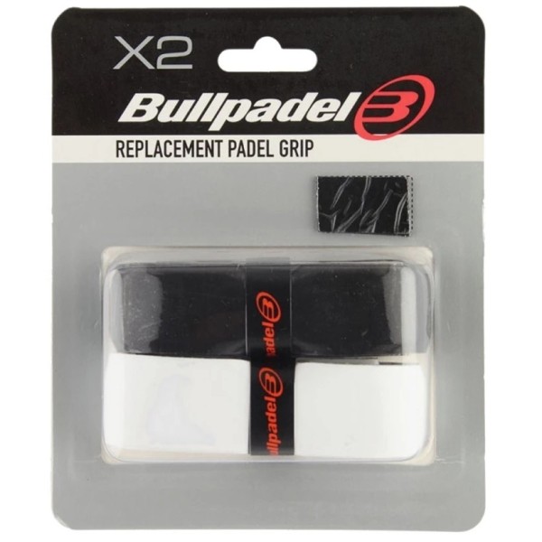 Black and white Bullpadel grips | IPONTENNIS