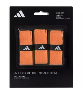 Pack de 3 overgrips Adidas Naranja 1