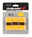 Pack de 3 sobregrips microperforados Bullpadel Sensogrip naranja 1