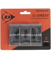 Pack de 3 sobregrips negros Dunlop U-Sweat 1