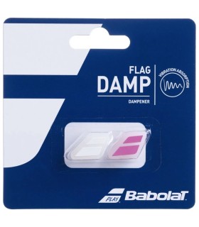 Babolat Flag White Pink Shock Absorbers x 2 | IPONTENNIS