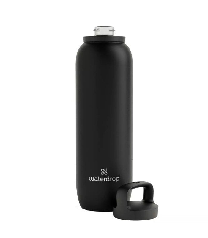 Waterdrop Black Thermal Bottle | Ipontennis