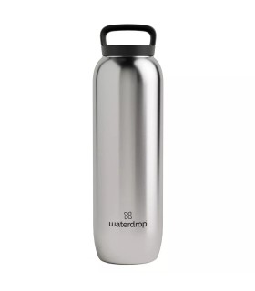 Waterdrop Gray Thermal Bottle | Ipontennis