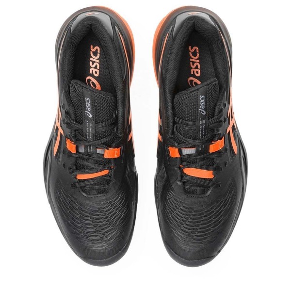 Zapatillas Asics Gel Resolution X Negro / Naranja 4