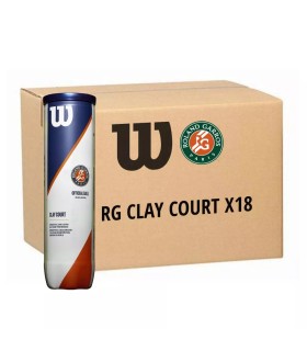 Caja de 9 bipaquetes Wilson Roland Garros Tierra Batida 1