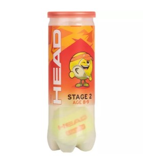 Bote de 3 pelotas Head TIP Naranja 1