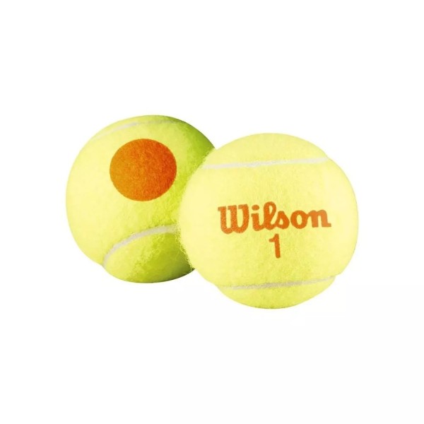 Bolsa de 3 pelotas Wilson Starter Stage 2 naranja 4