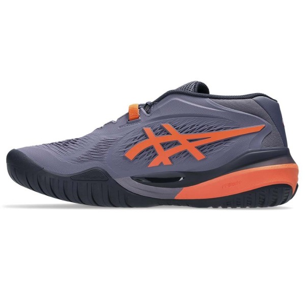 Tenis Asics Gel Resolution X Roxo Laranja | IPONTENNIS