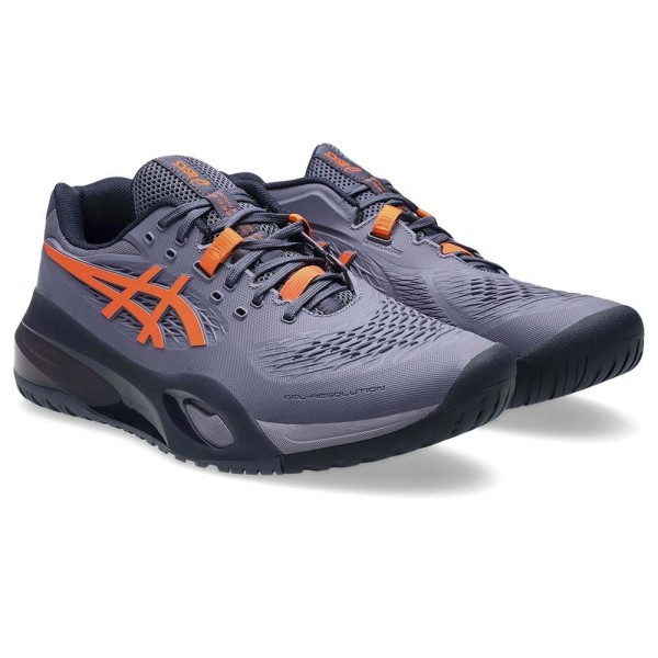 Asics Gel Resolution X Purple Orange Shoes | IPONTENNIS