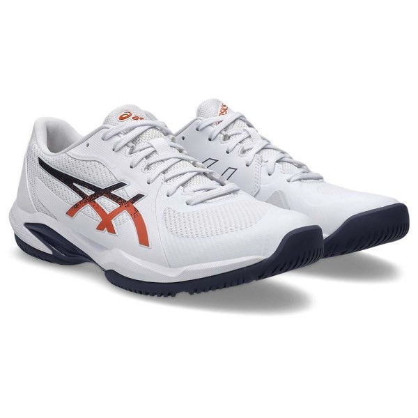 Asics Gel Solution Swift FF 2 White Orange shoes | IPONTENNIS