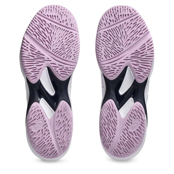 Tenis Femininas Asics Solution Swift FF 2 Brancas e Rosas | IPONTENNIS