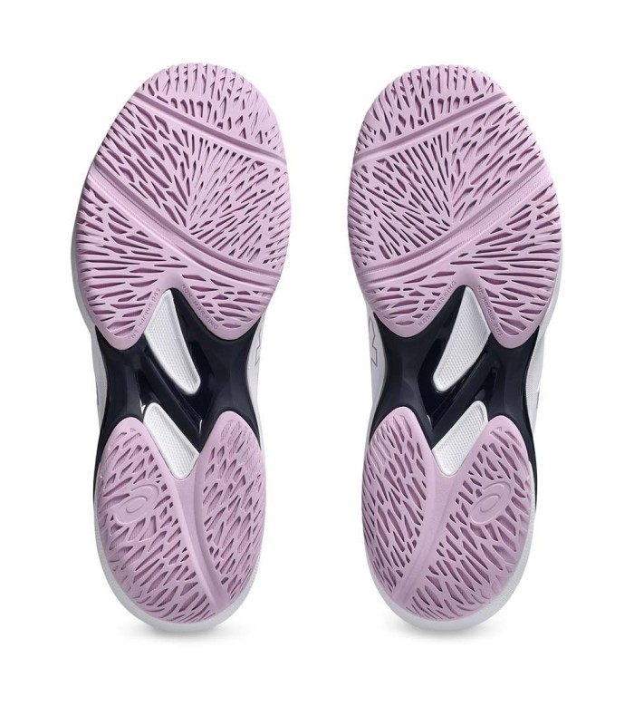 Tenis Femininas Asics Solution Swift FF 2 Brancas e Rosas | IPONTENNIS