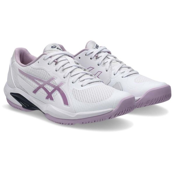 Women's Asics Solution Swift FF 2 White Pink Shoes | IPONTENNIS