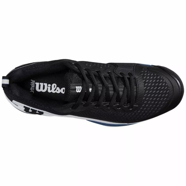 Zapatillas Wilson Rush Pro 4.5 Negro / Azul 4
