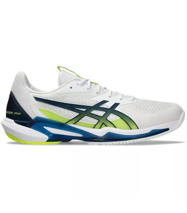 Tenis Asics Gel Solution Speed FF 3 Branco Amarelo Azul | IPONTENNIS