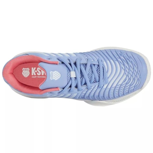 Tenis K-Swiss Express Light 3 para Mulher Azul Branco | IPONTENNIS