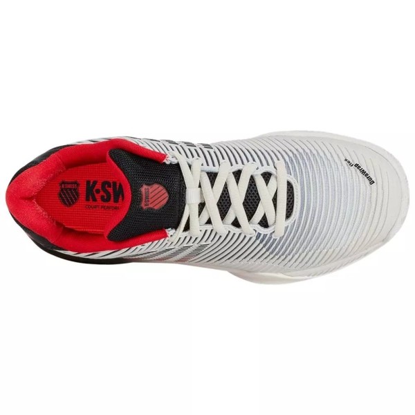 K-Swiss Hypercourt Express 2 White Black shoes | IPONTENNIS