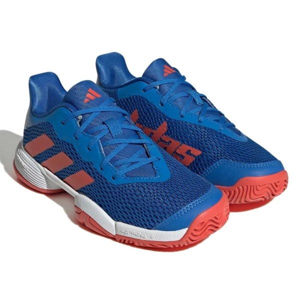 Tenis Adidas Barricade Júnior Azul Vermelho | IPONTENNIS