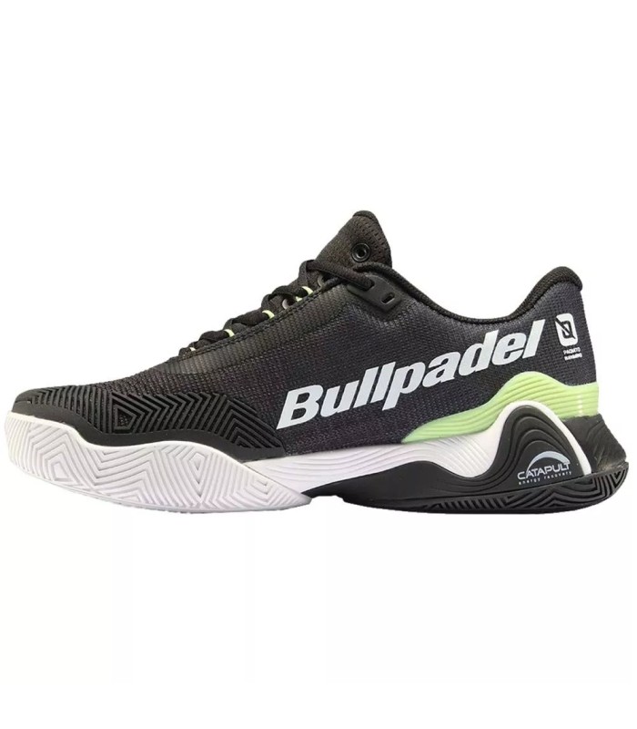 Zapatillas Bullpadel Hack Vibram 24I Negro / Verde 2