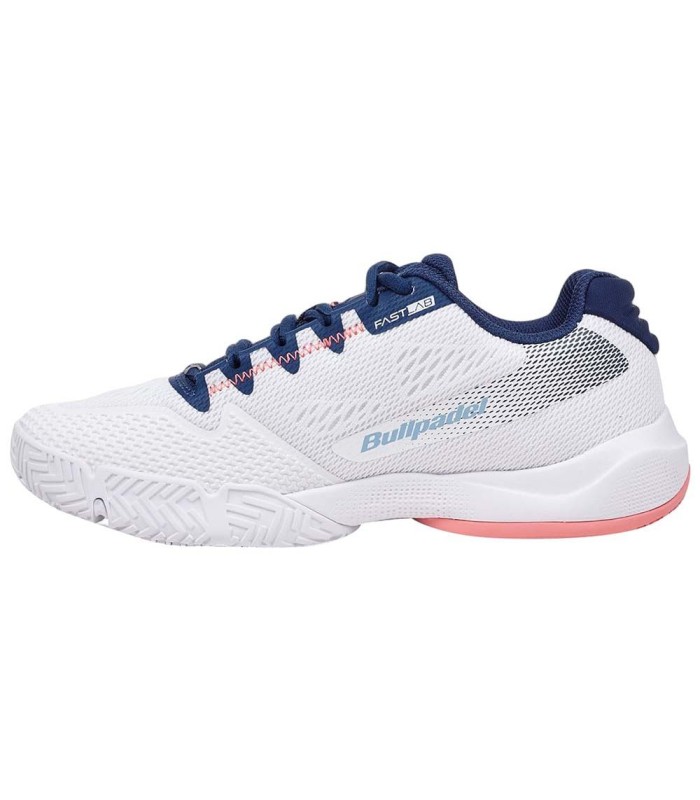 Bullpadel Flow 25V Women's White Navy Blue Shoes | IPONTENNIS