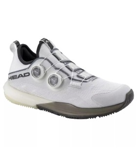 Head Motion Pro BOA Padel White Black Shoes | IPONTENNIS