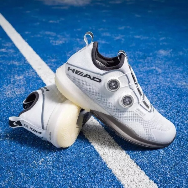 Head Motion Pro BOA Padel White Black Shoes | IPONTENNIS