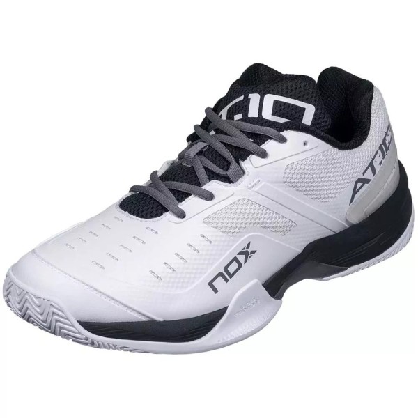 Nox AT10 Pro White Black shoes | IPONTENNIS