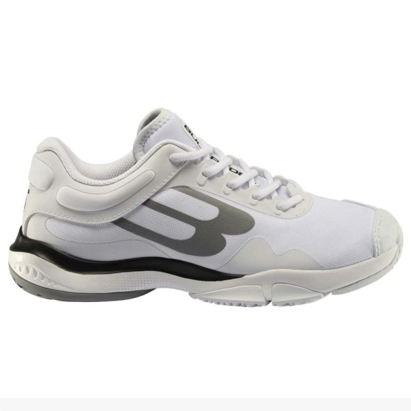 Bullpadel Flow Hybrid Fly 23I Women's White Black Shoes | IPONTENNIS