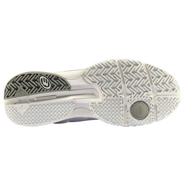 Bullpadel Flow Hybrid Fly 23I Women's White Black Shoes | IPONTENNIS