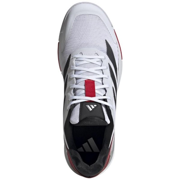 Tenis Adidas Crazyquick LS Padel Branco Preto Vermelho | IPONTENNIS