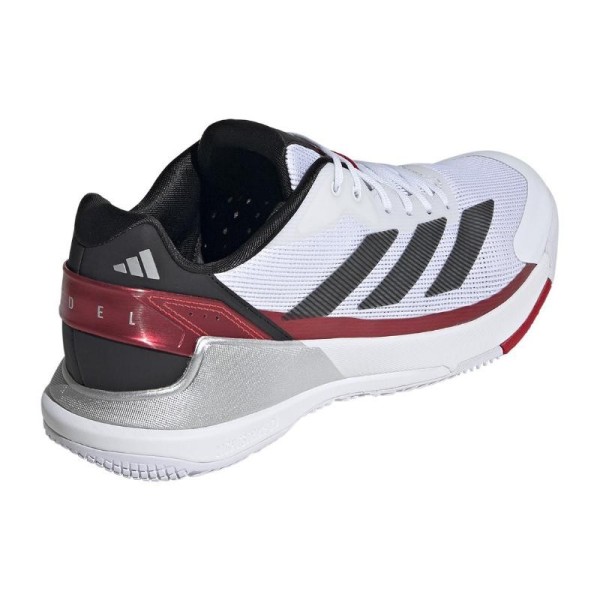 Zapatillas Adidas Crazyquick LS Padel Blanco Negro Rojo Oferta + Barato 5