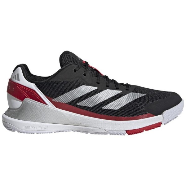 Tenis Adidas Crazyquick LS Padel Preto Prata Vermelho | IPONTENNIS