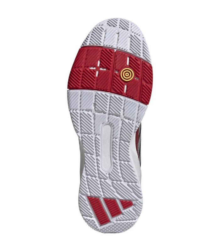 Adidas Crazyquick LS Padel Shoes Black Silver Red | IPONTENNIS