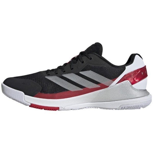 Adidas Crazyquick LS Padel Shoes Black Silver Red | IPONTENNIS